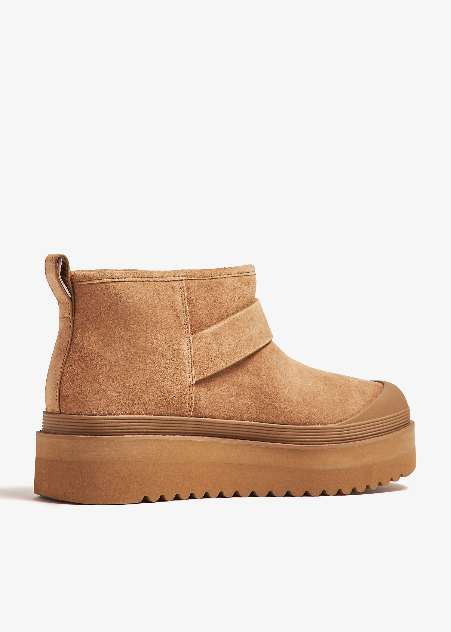 Tory Burch Mellow Shearling platform boots for Women - Brown in