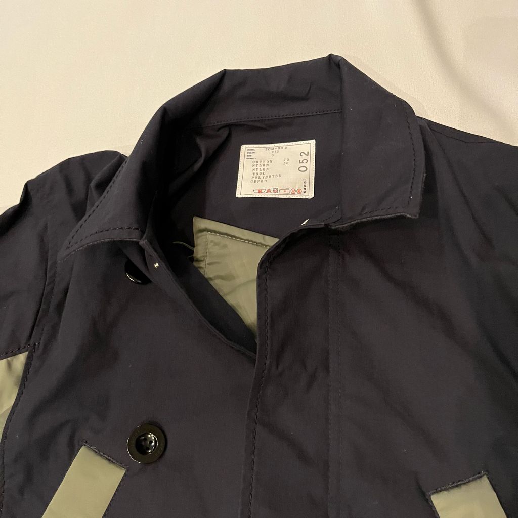 Sacai サカイ Miltary Coat コート SCM-052 ブラック size:3 【代官山