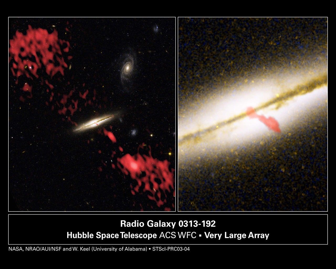 Spiral Galaxy 0313-192 Produces Giant Radio-Emitting Jet - NASA