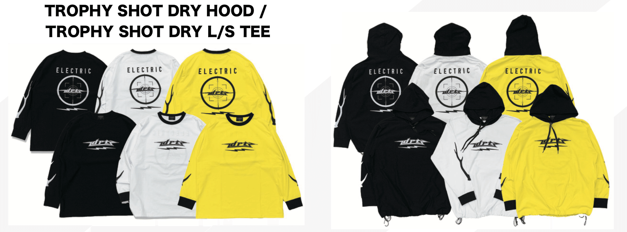 釣りにも街にも！DRT×ELECTRICの万能ドライフーディ＆ロンT入荷しま