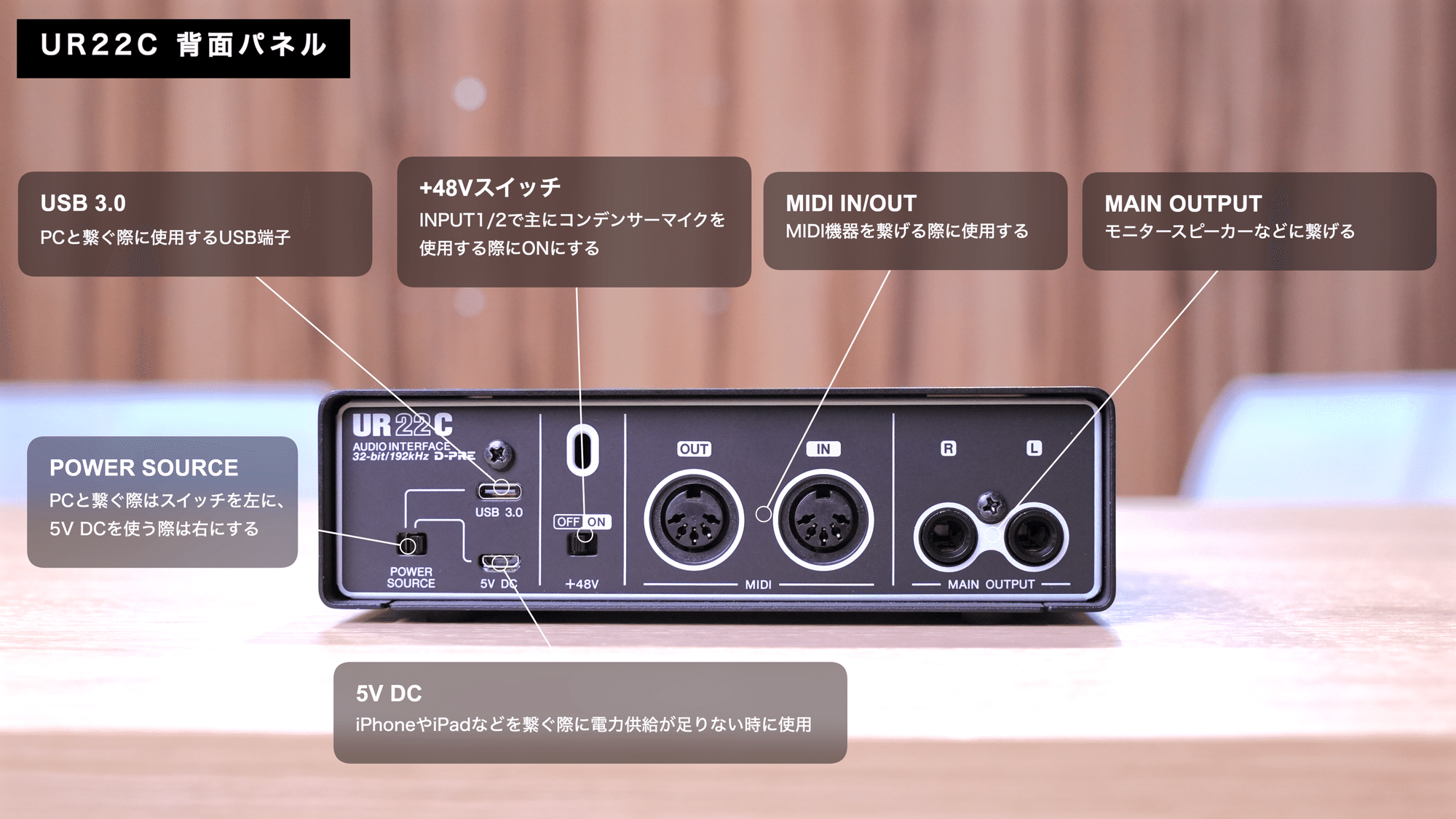 Steinberg UR22C | オーディオインターフェイスレビュー Vol.01