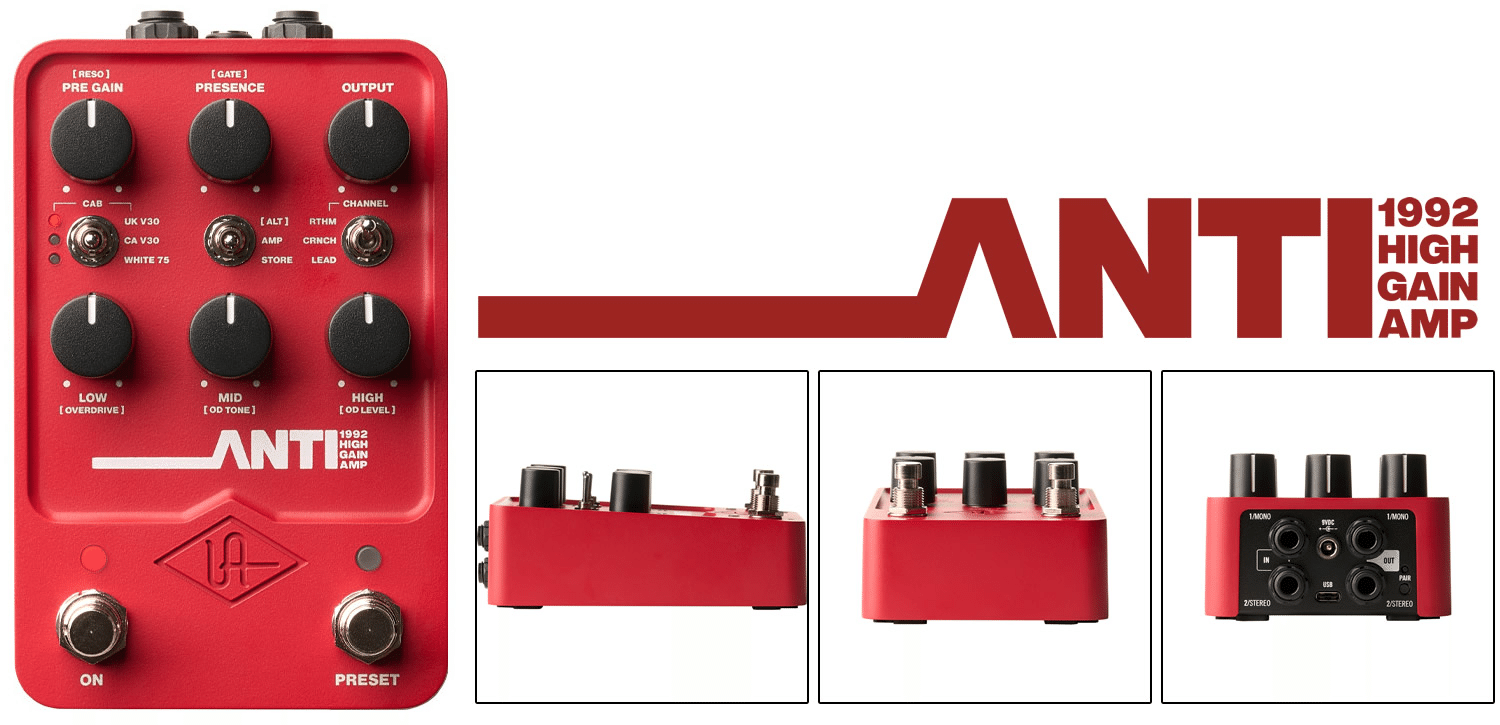 ギター UAFX ANTI ギター Universal Audio UAFX ANTI 1992 ANTI 1992