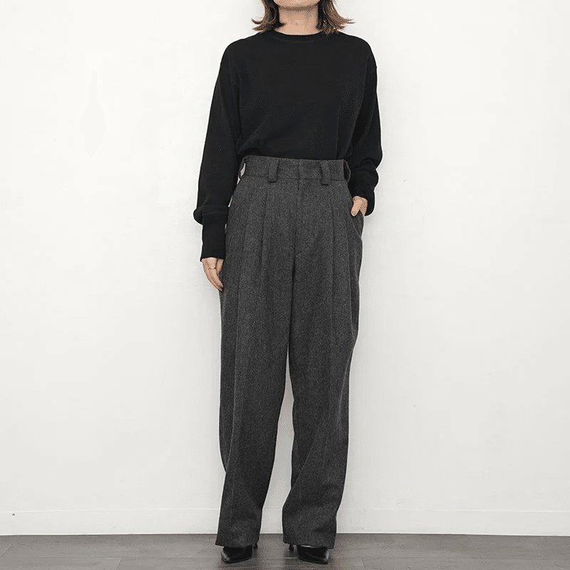 THE SHINZONE】シーズンボトムWOOL FLANNEL TOMBOY PANTS｜THIRTY' THIRTY'