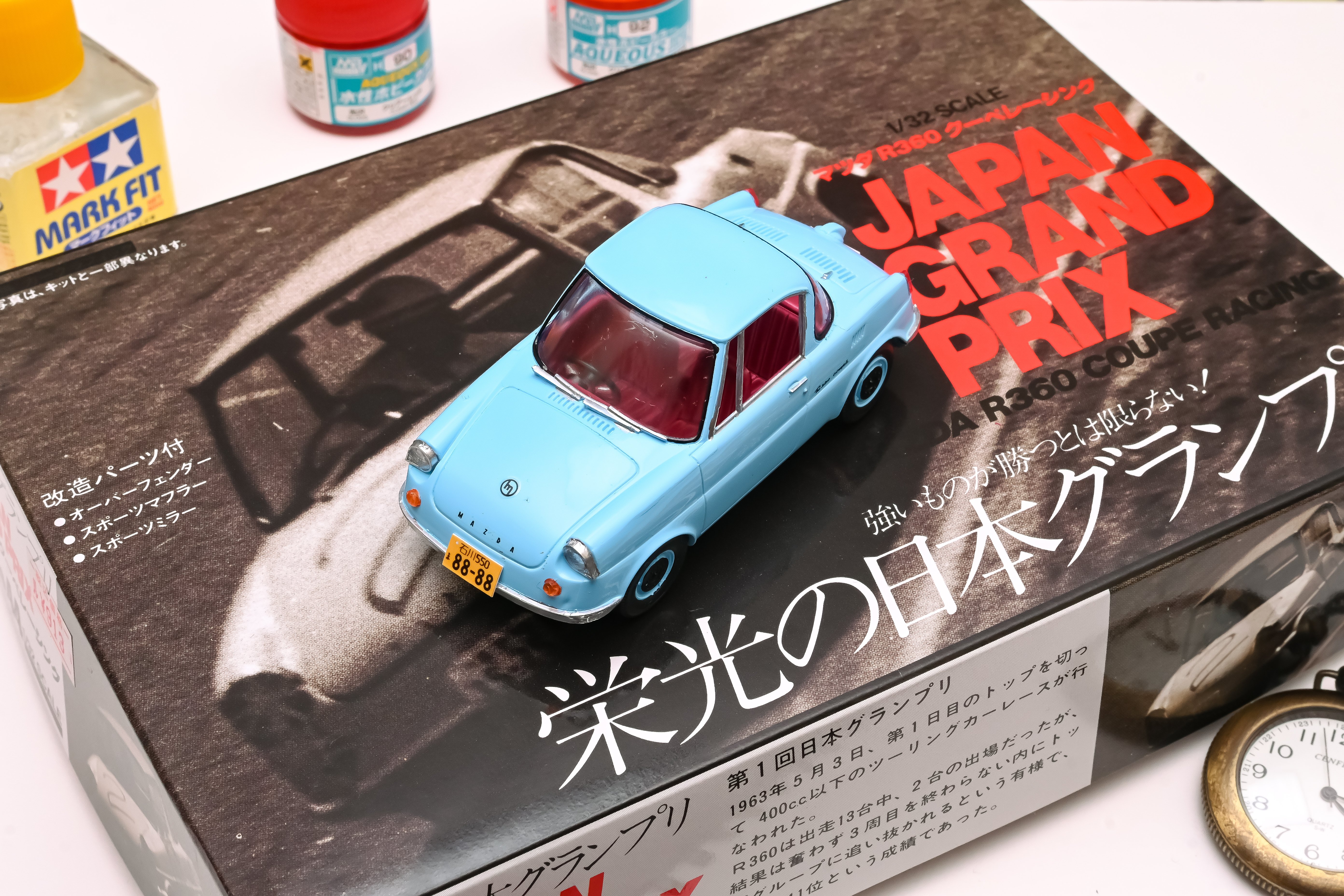 プラモ】いつもと違った塗料で塗るアリイ 1/32 オーナーズクラブ