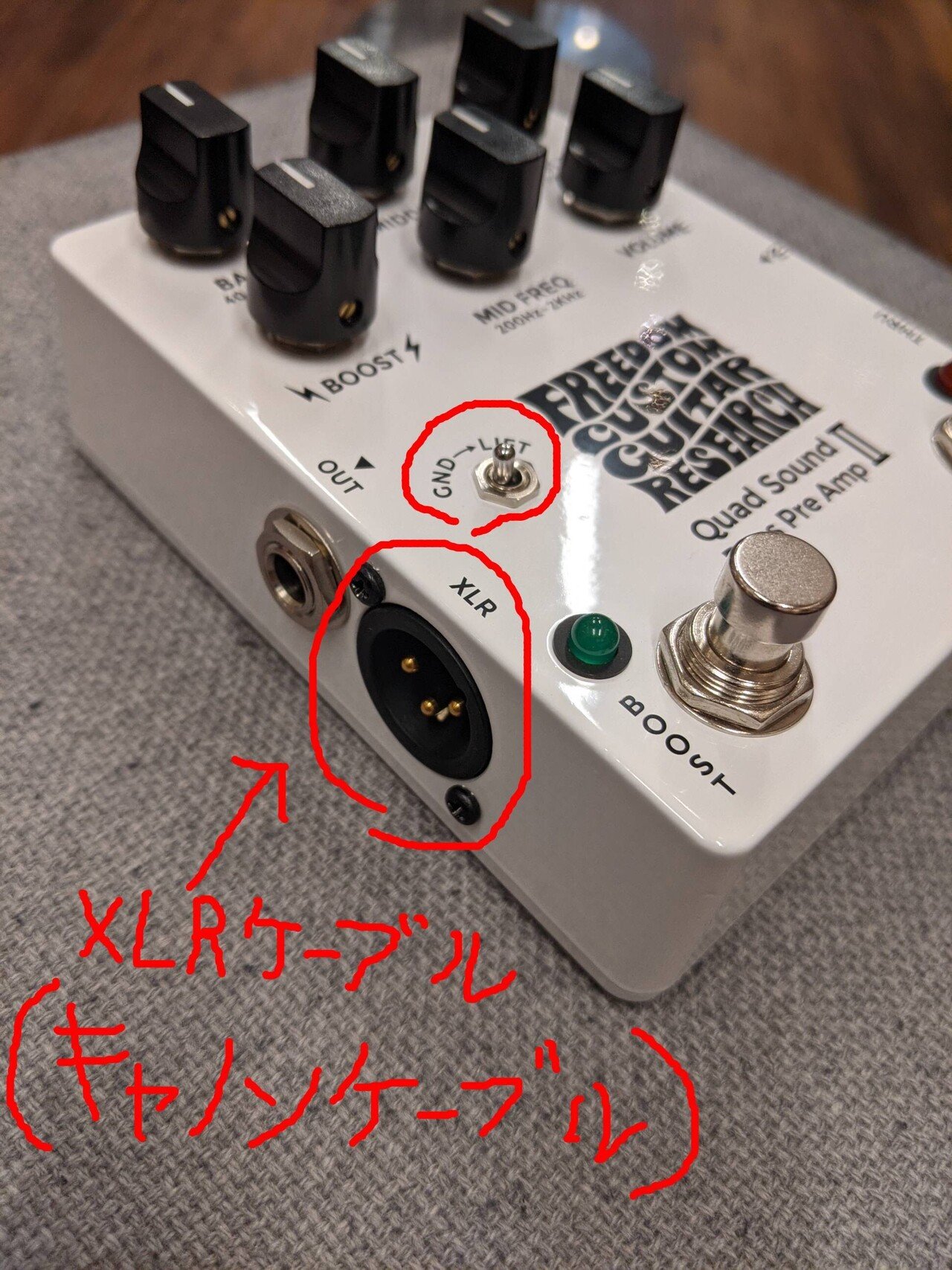Freedom Custom Guitar Research “Quad Sound Bass Pre Amp II
