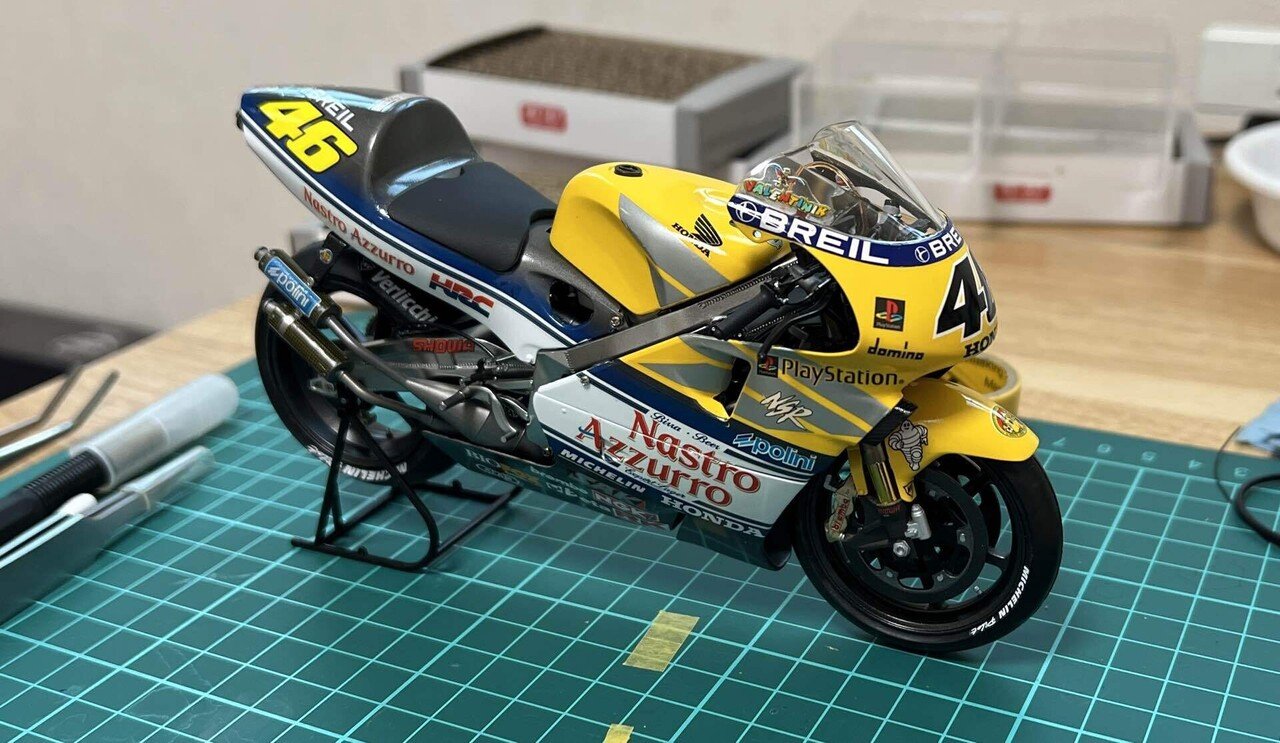 タミヤ ナストロアズーロホンダ NSR500 完成｜スイートネイル
