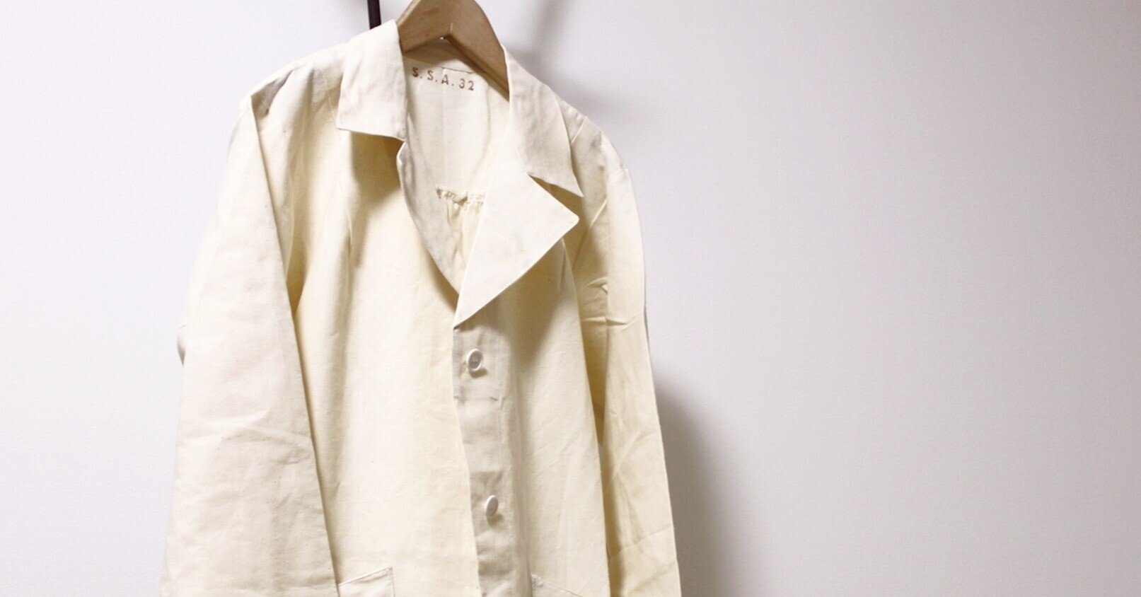 育て甲斐のあるリネンの古着 | 40s FRENCH ARMY LINEN HOSPITAL COAT