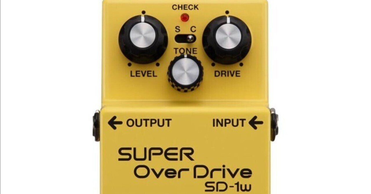 BOSS 技シリーズ Super Overdrive SD-1w｜Paul White Stone