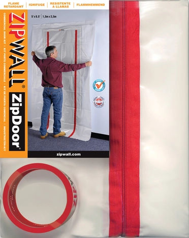 White Cap | Zipwall Zipdoor Commercial Door Kit
