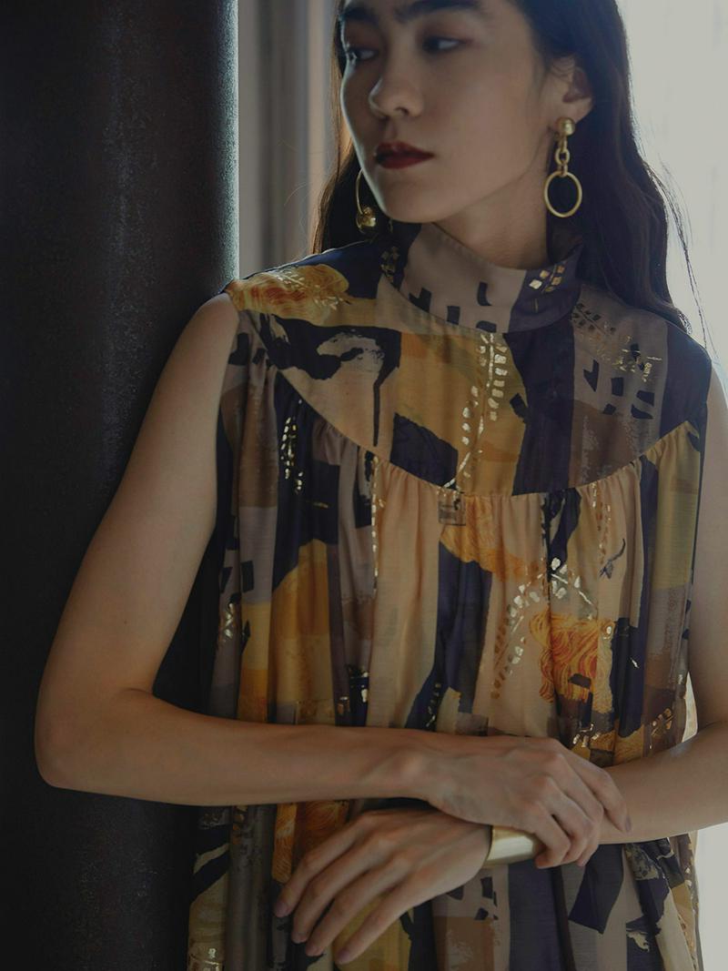 Ameri VINTAGE(アメリヴィンテージ)の「EMILIE GATHER DRESS」 - PARTE