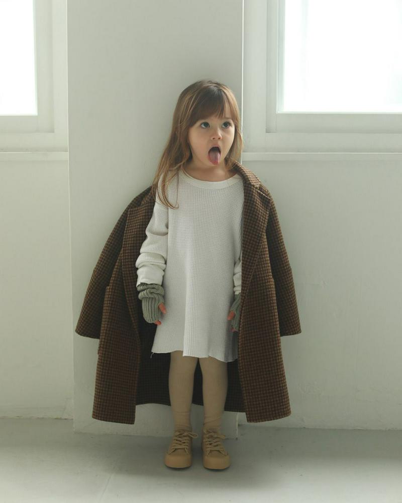 TODAYFUL(トゥデイフル)の「Over Check Coat (KIDS)」 - PARTE