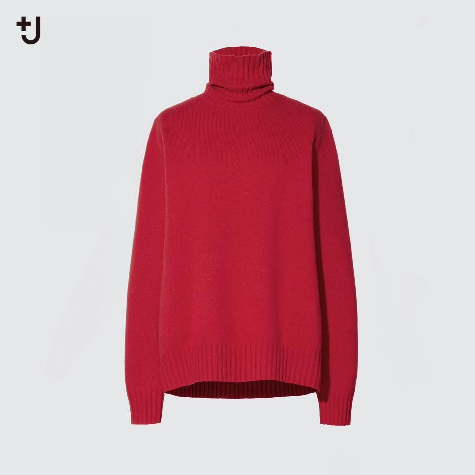 UNIQLO(ユニクロ)の「ミドルゲージカシミヤブレンドタートルネック