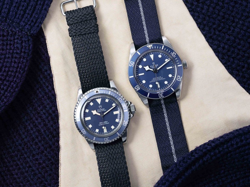 TUDOR ブラックベイ 58 ファブリックベルト 純正チューダー ブラック