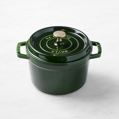 Staub Basil with Brass Collection | Williams Sonoma