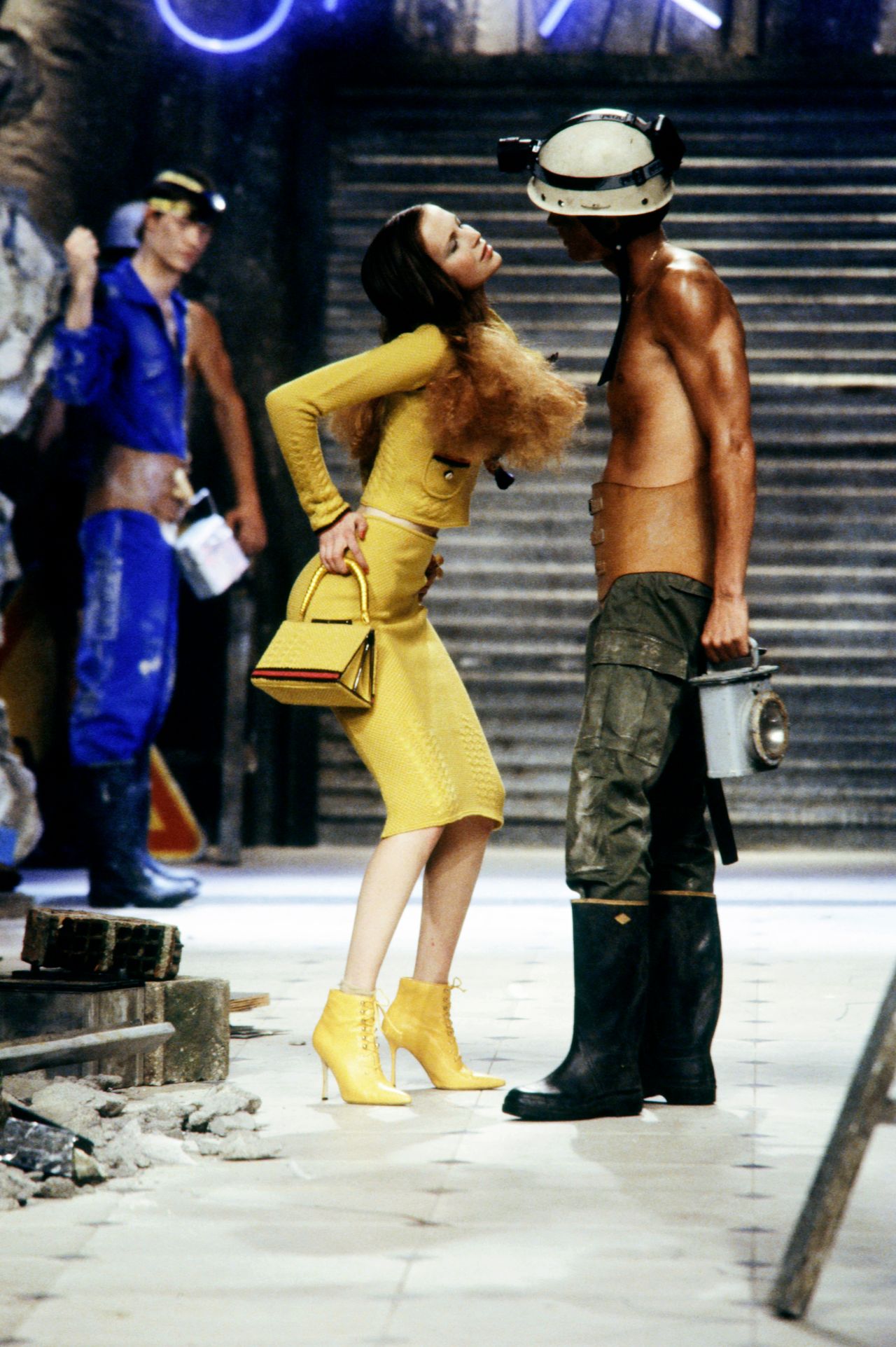 希少】John Galliano 00s Archive メタル混アノラック 希少】John