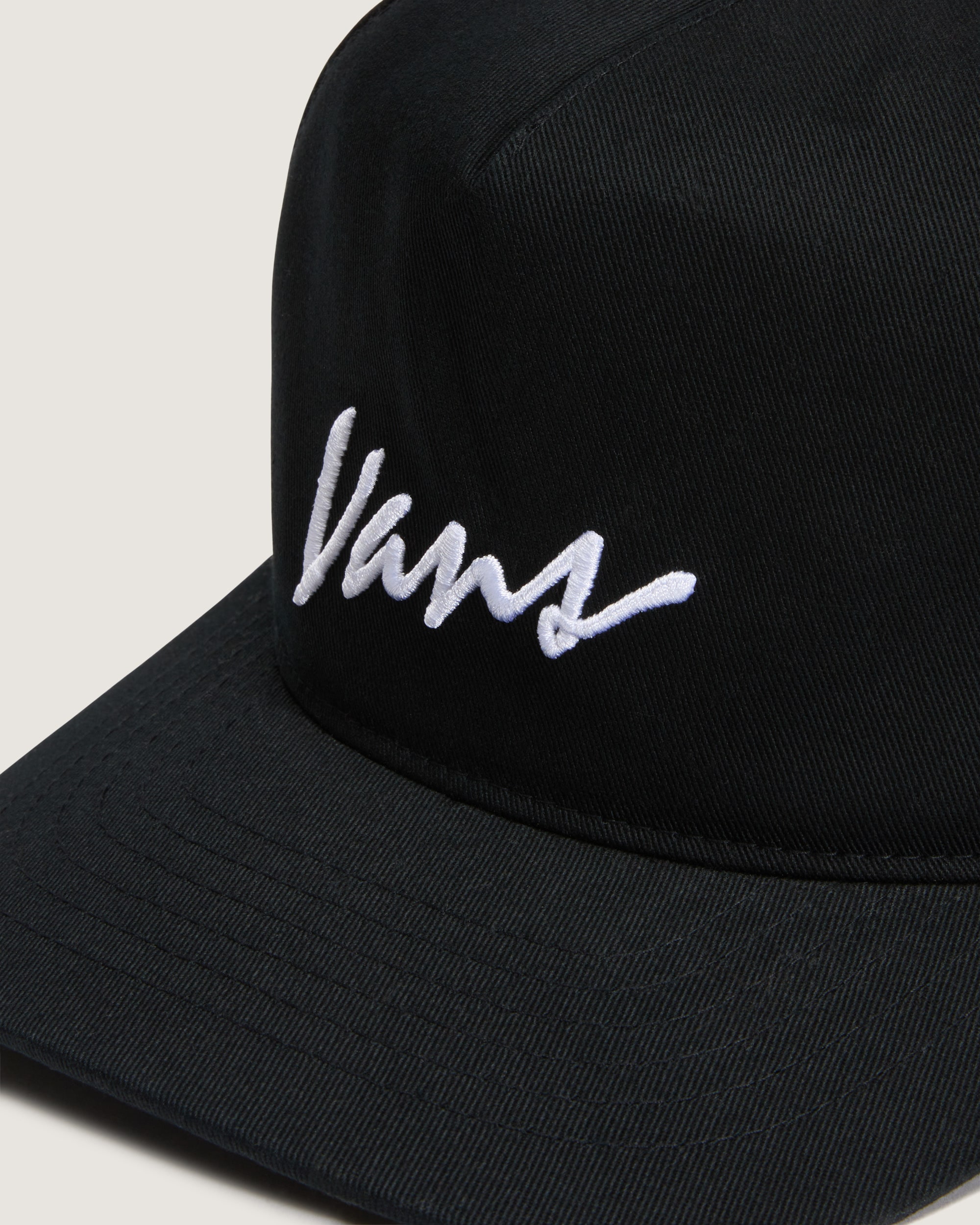 Classic Script Snapback Hat in Black | Vans