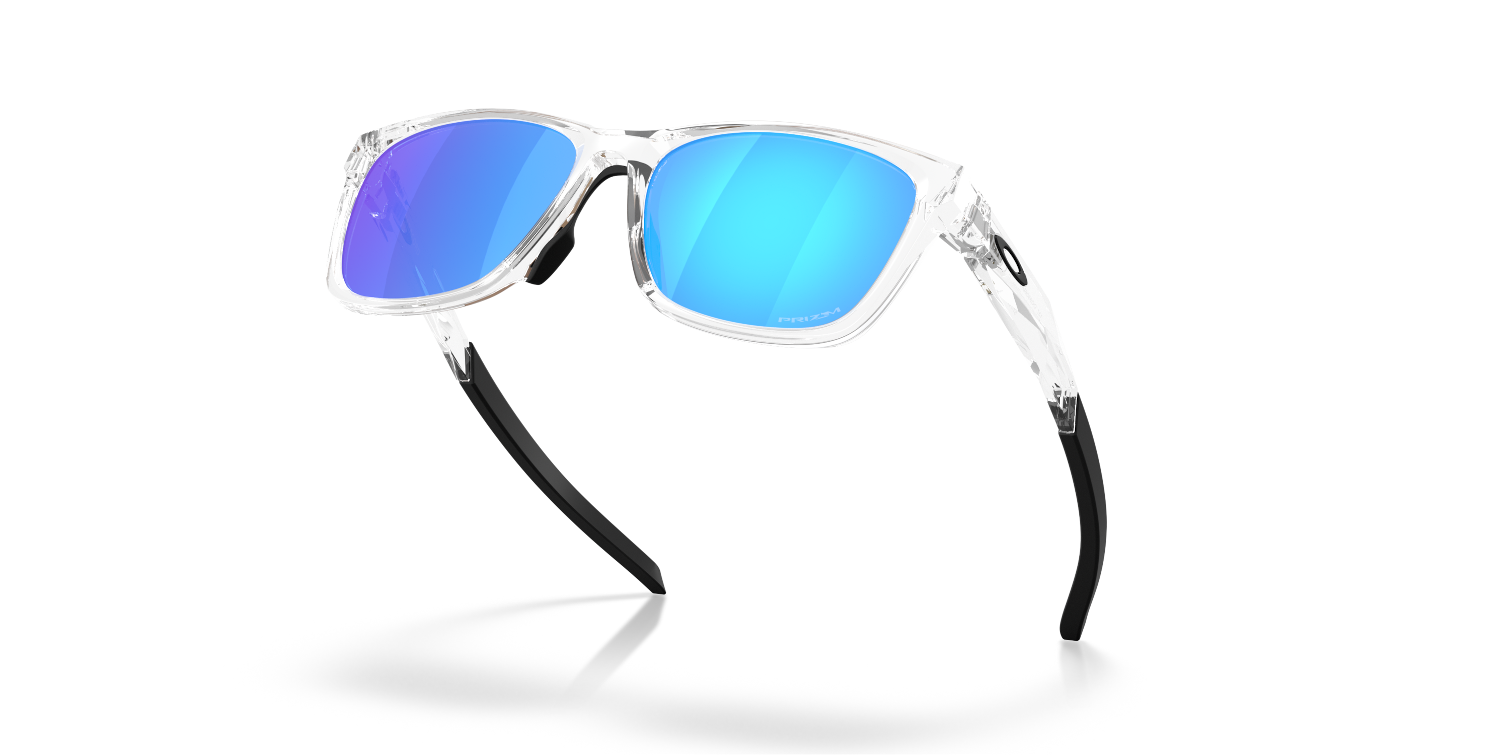 Paracord Prizm Sapphire Lenses, Polished Clear Frame Sunglasses