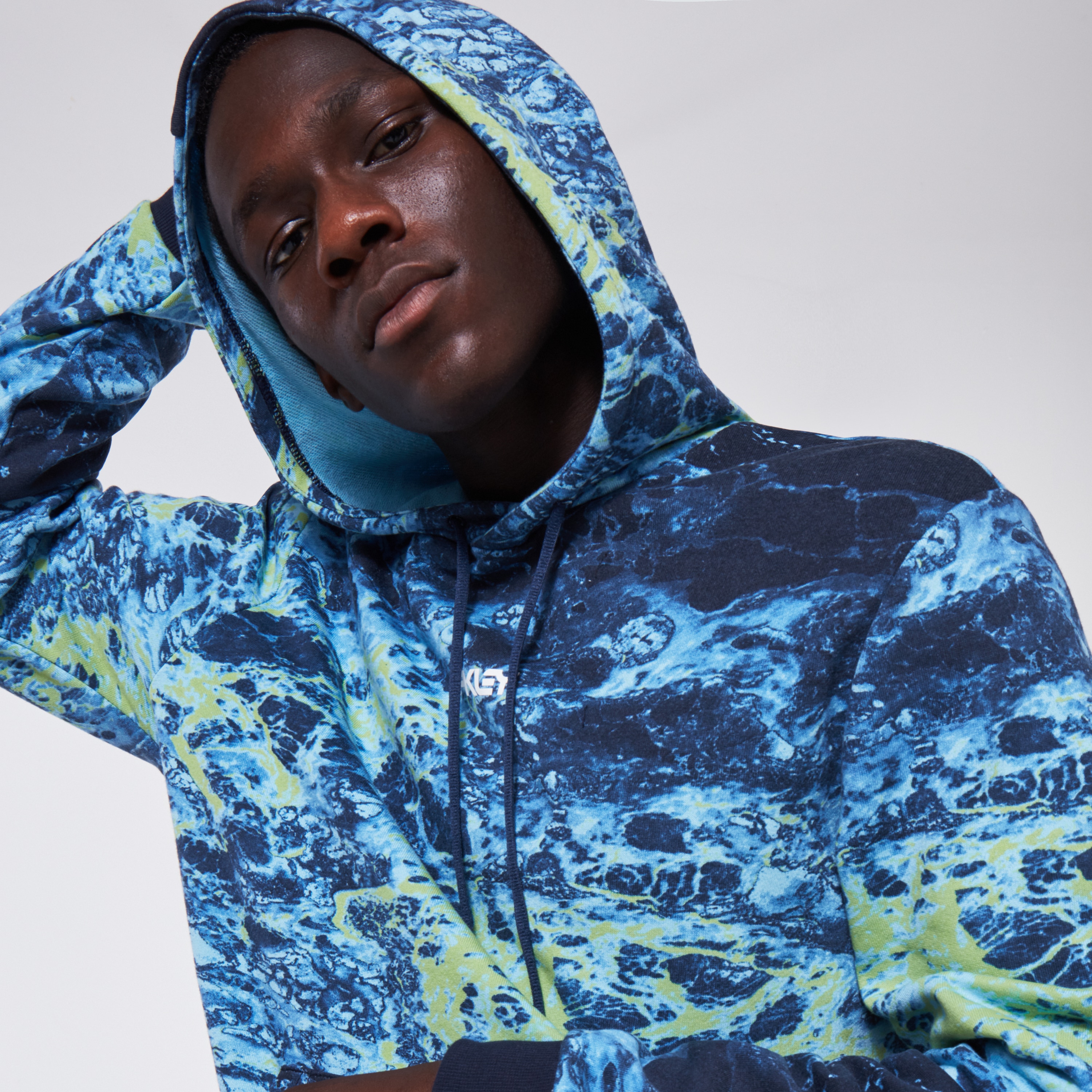 Oakley Cascade Hoodie Fleece - Neon Wave | Oakley® | Official