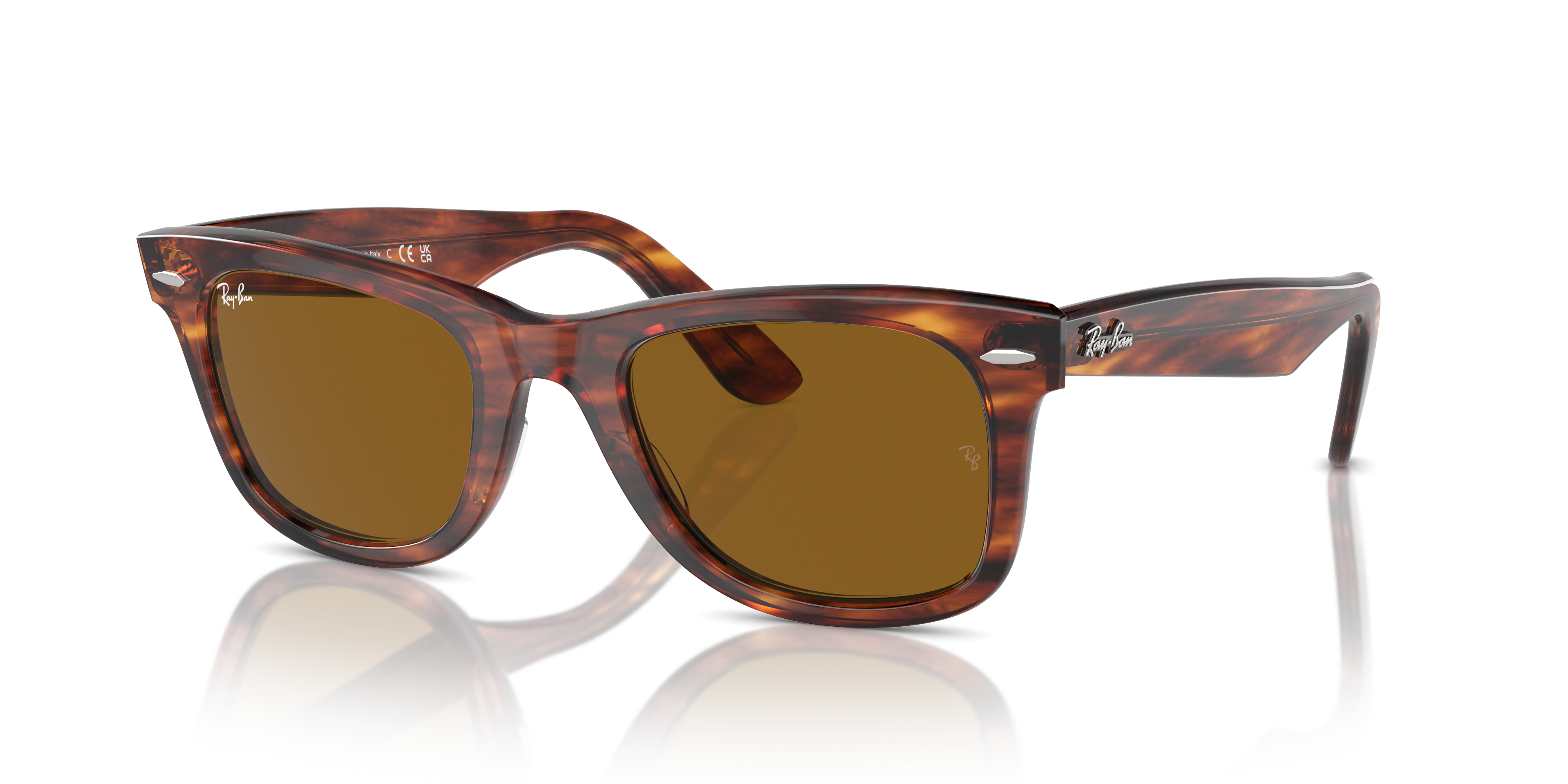 Ray-Ban RB2140 Original Wayfarer Classic L (50 - 22) with Brown