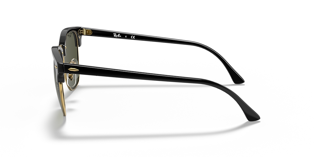 Ray-Ban RB3016F Clubmaster Classic XL (55 - 19) with Green lenses