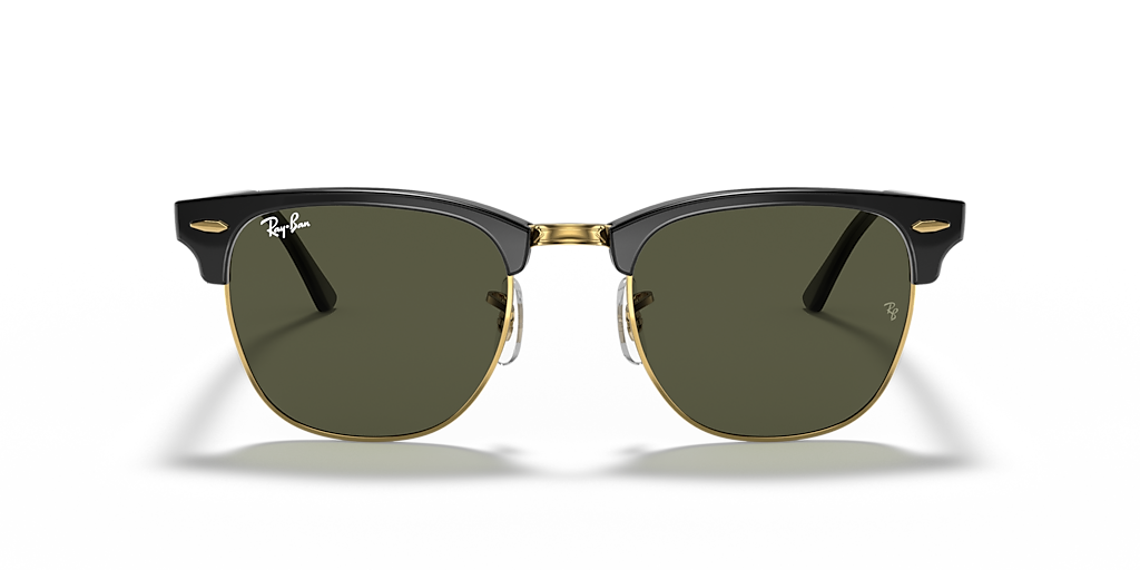 Ray-Ban RB3016F Clubmaster Classic XL (55 - 19) with Green lenses