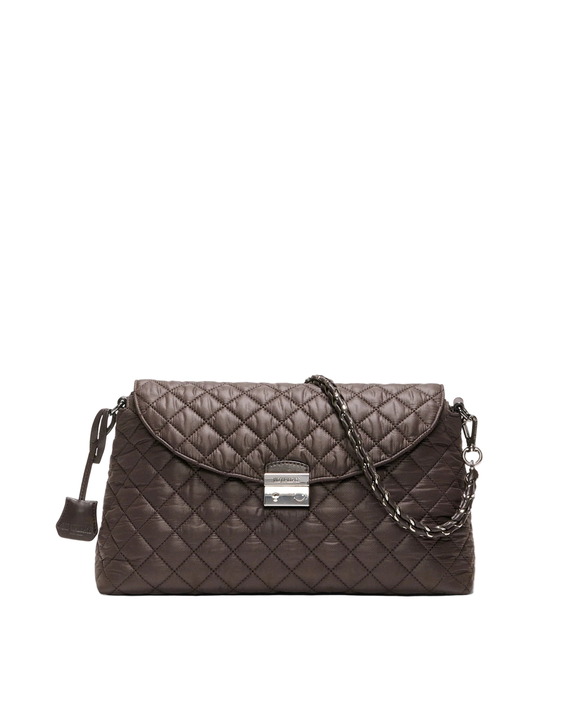 MZ WALLACE CROSBY LOCK SHOULDER BAG IN ESPRESSO – A Step Above Shoes