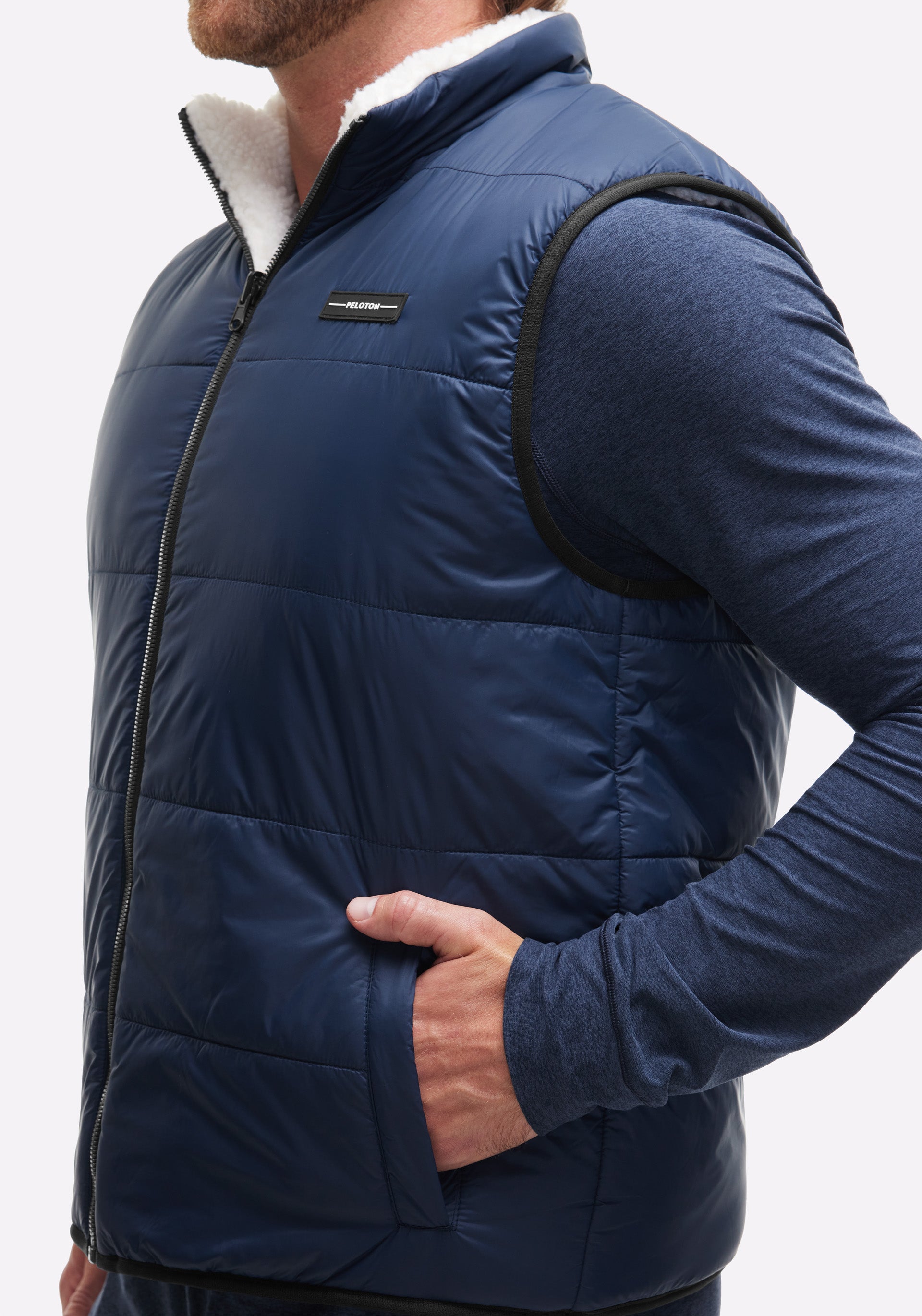 Cozy Fleece Reversible Vest – Peloton Apparel US