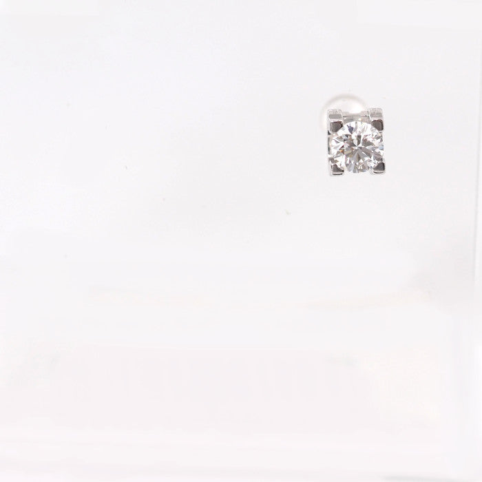 Cartier カルティエ 750WG K18ホワイトゴールド Cドゥ 片耳用ピアス