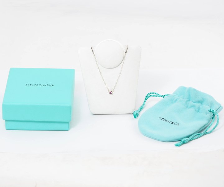 Tiffany＆Co. ティファニー カラーバイザヤード ペンダント ピンク
