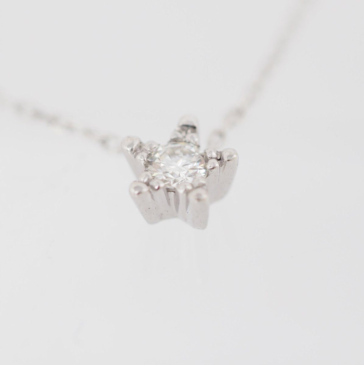 STAR JEWELRY スタージュエリー K18ホワイトゴールド ダイヤ0.04ct