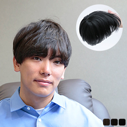 部分ウィッグ/男性用 6分ウィッグ スマートショート [wgt100]