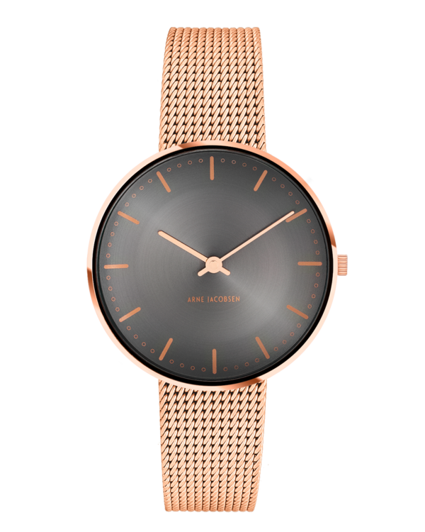City Hall Evergreen 34 mm グリーン Dial ポリッシュゴールド Bezel