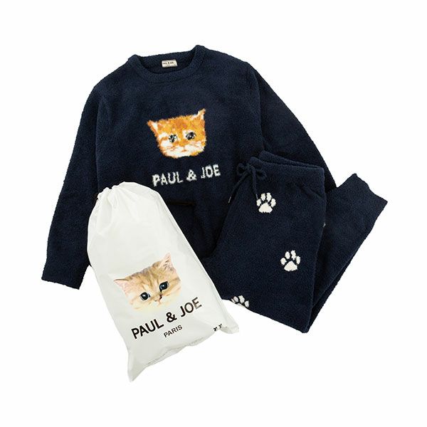 ラッピング済】ふわふわヌネットジャガード プルオーバー＆ランダム猫
