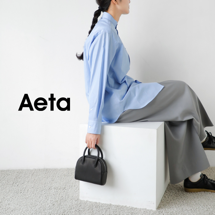Aeta アエタ ディアレザー ボストンバッグ ミニ “DEER” da24-mt ユニ