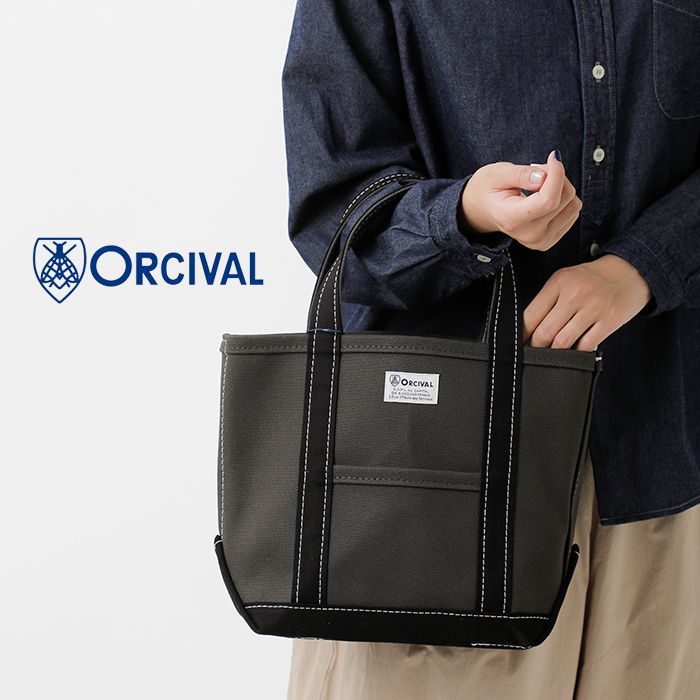 ORCIVAL オーチバル オーシバル ヘビーキャンバス 配色 トートバッグ