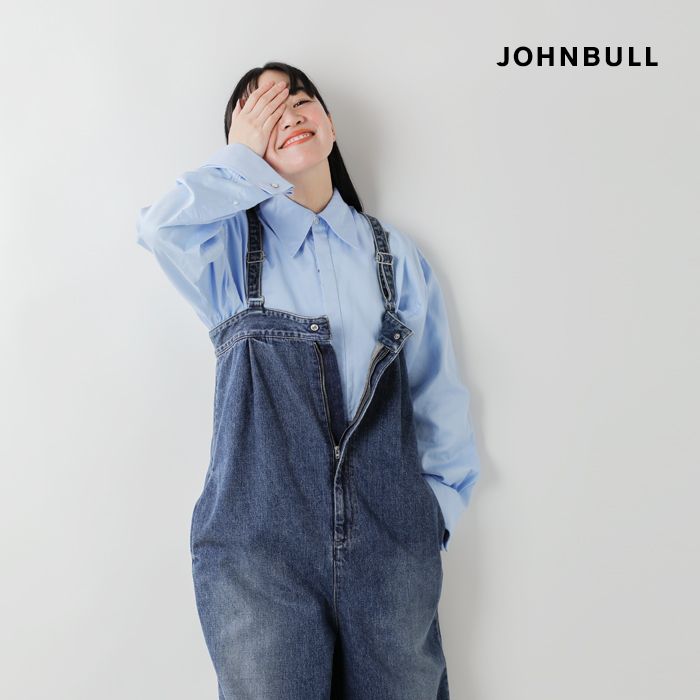 40%OFF】Johnbull ジョンブル コットン デニム タックベア サロペット