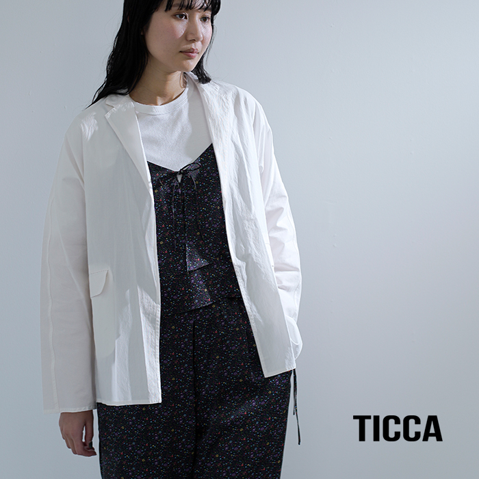 TICCA ティッカ コットン シャツジャケット tbfs-016 レディース