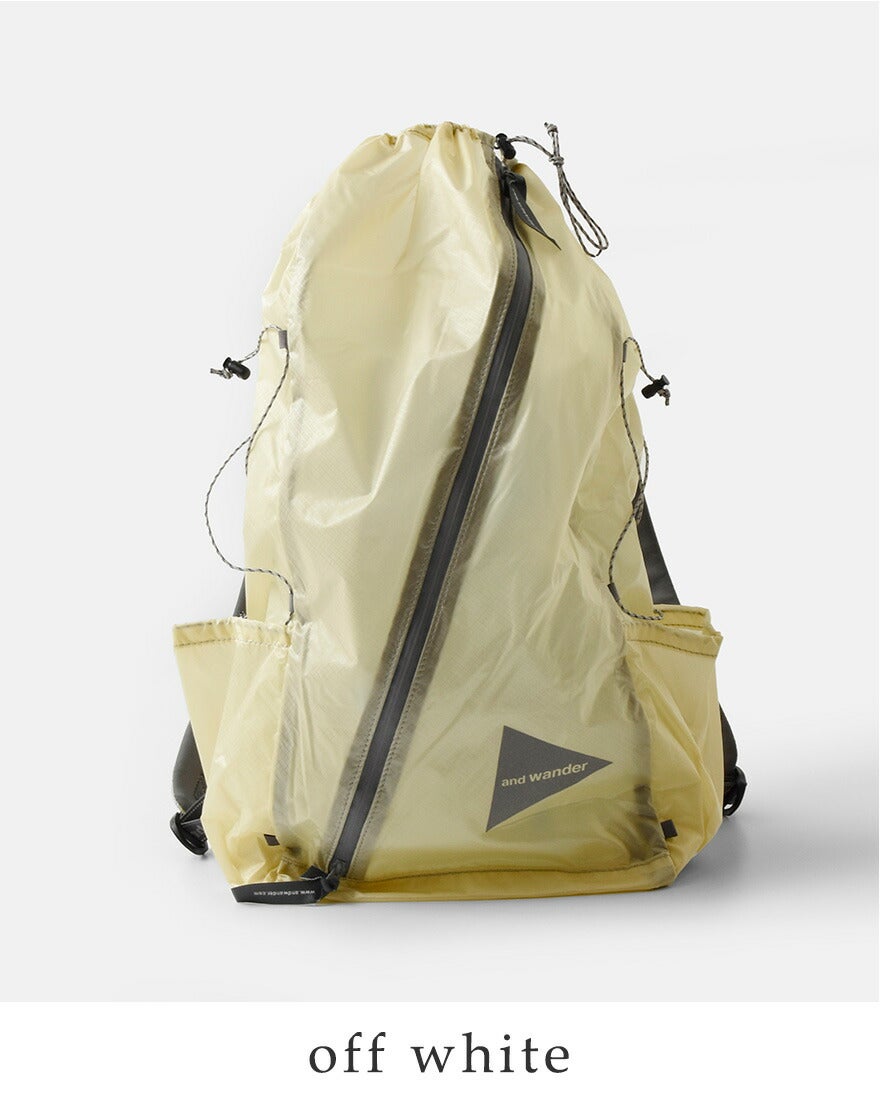 and wander アンドワンダー シル デイパック “sil daypack” 574