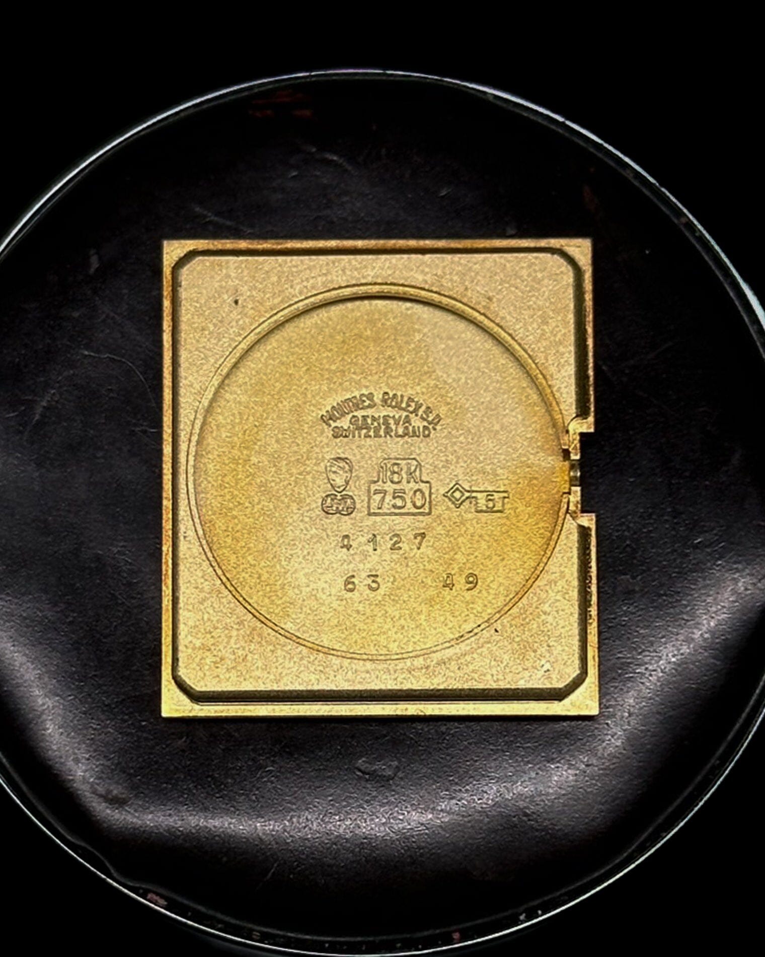 ロレックス チェリーニ 4127 YG ウッドダイアル 箱保証書付き 1990年頃