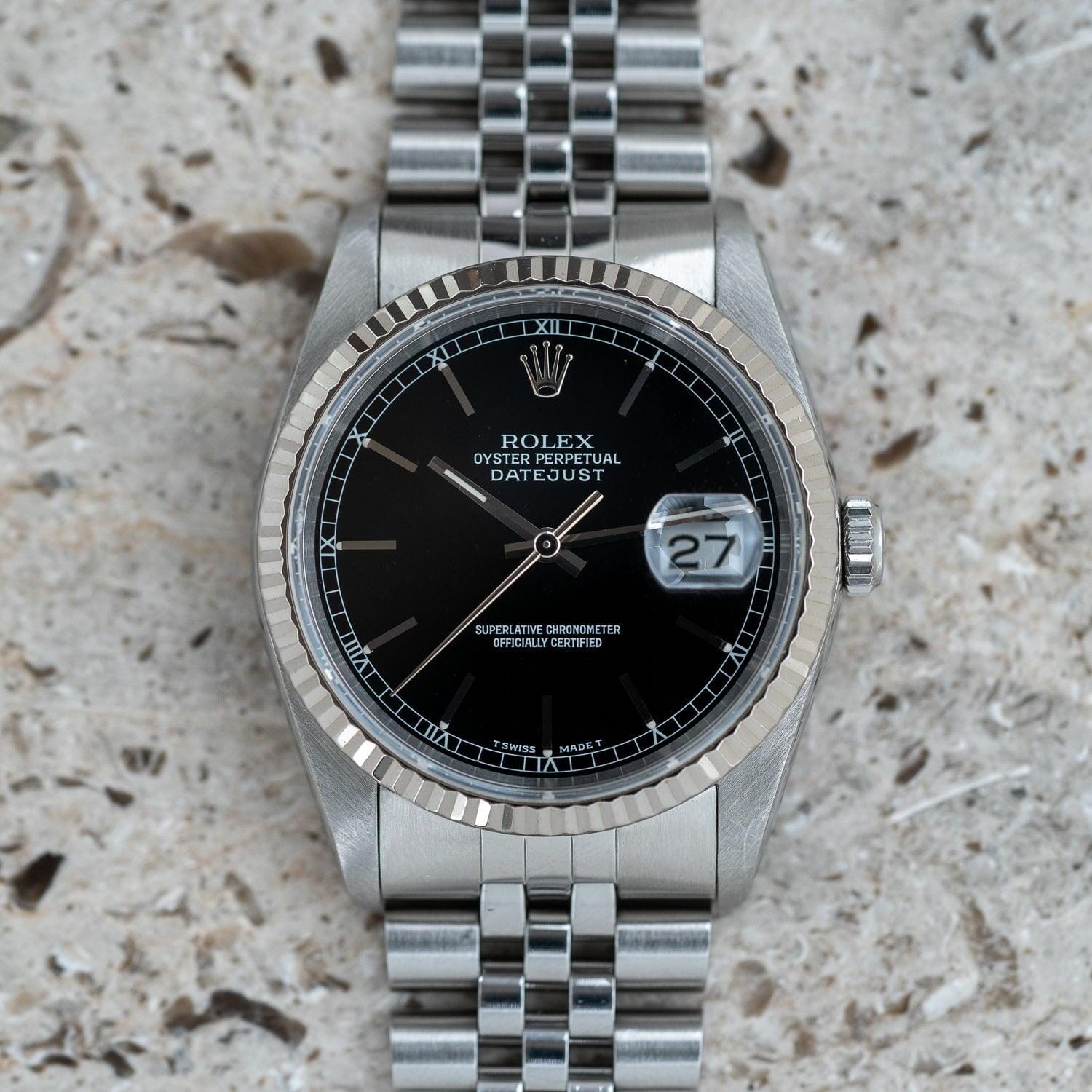 ロレックス デイトジャスト 16234 ブラック 1991年製 / ROLEX Datejust