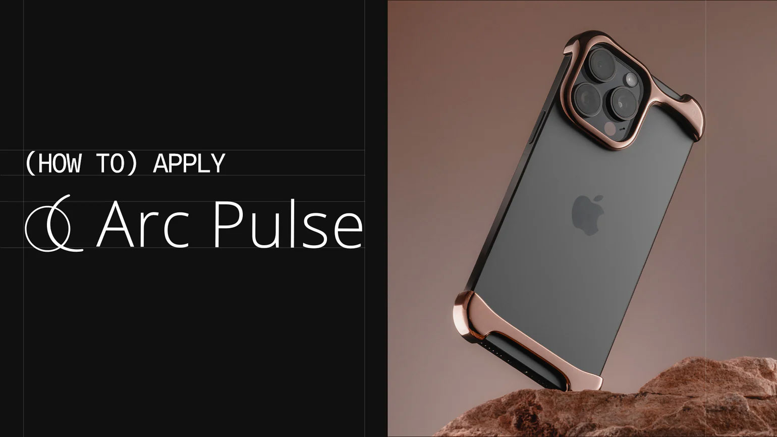 公式サイト】Arc - Arc Pulse アルミ・マットブラック【iPhone 16 / 16