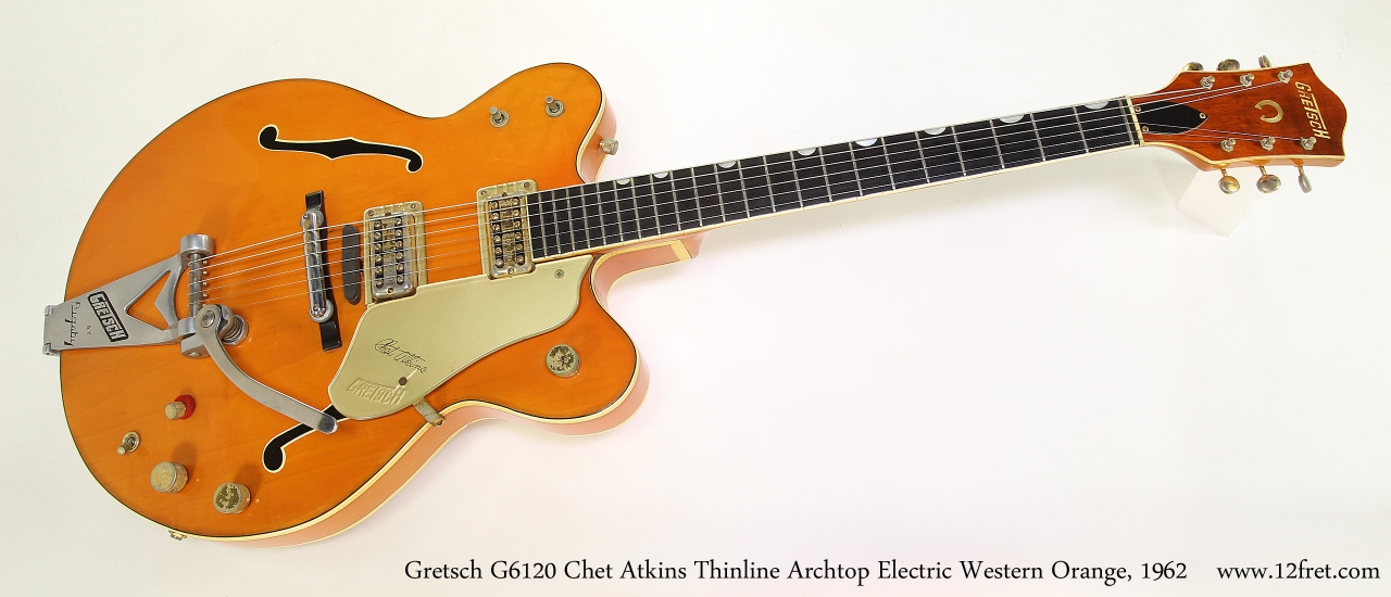 Gretsch 6120 Chet Atkins Western Orange, 1962 | archive.12fret.com