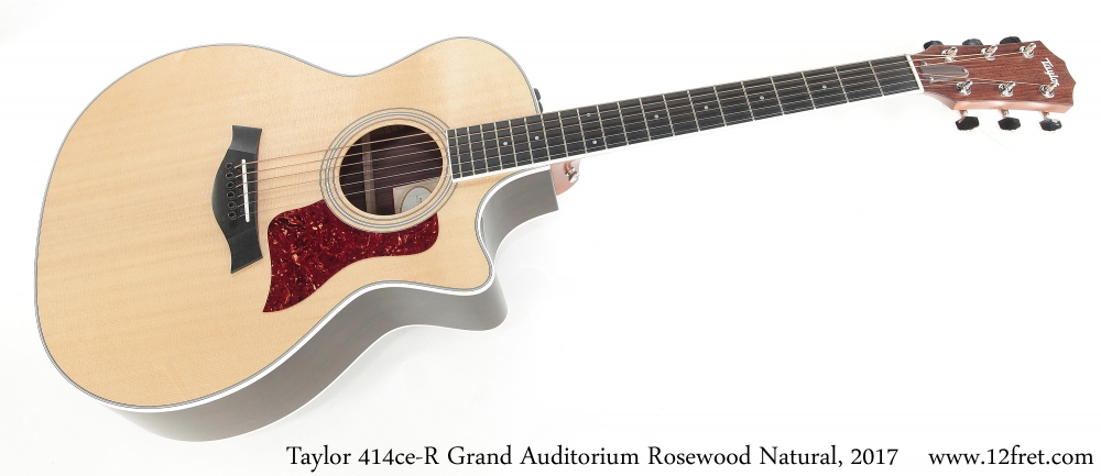 Taylor 414ce-R Grand Auditorium Rosewood, 2017 archive.12fret.com