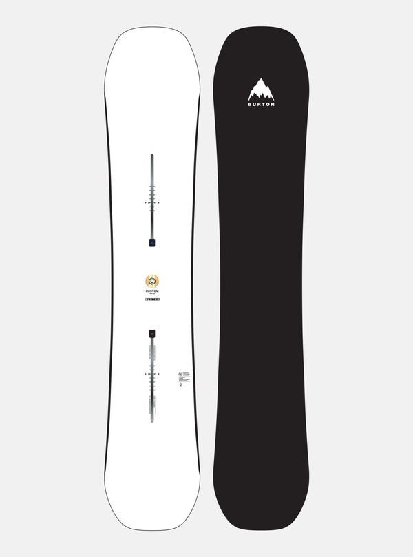 Burton Custom Flying V Snowboard - White - Artavi Skate & Snow