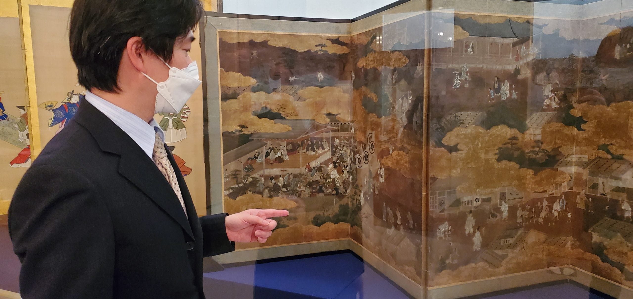 桃山時代のダヴィンチコード？「北野演能図屏風」（国立能楽堂蔵）を