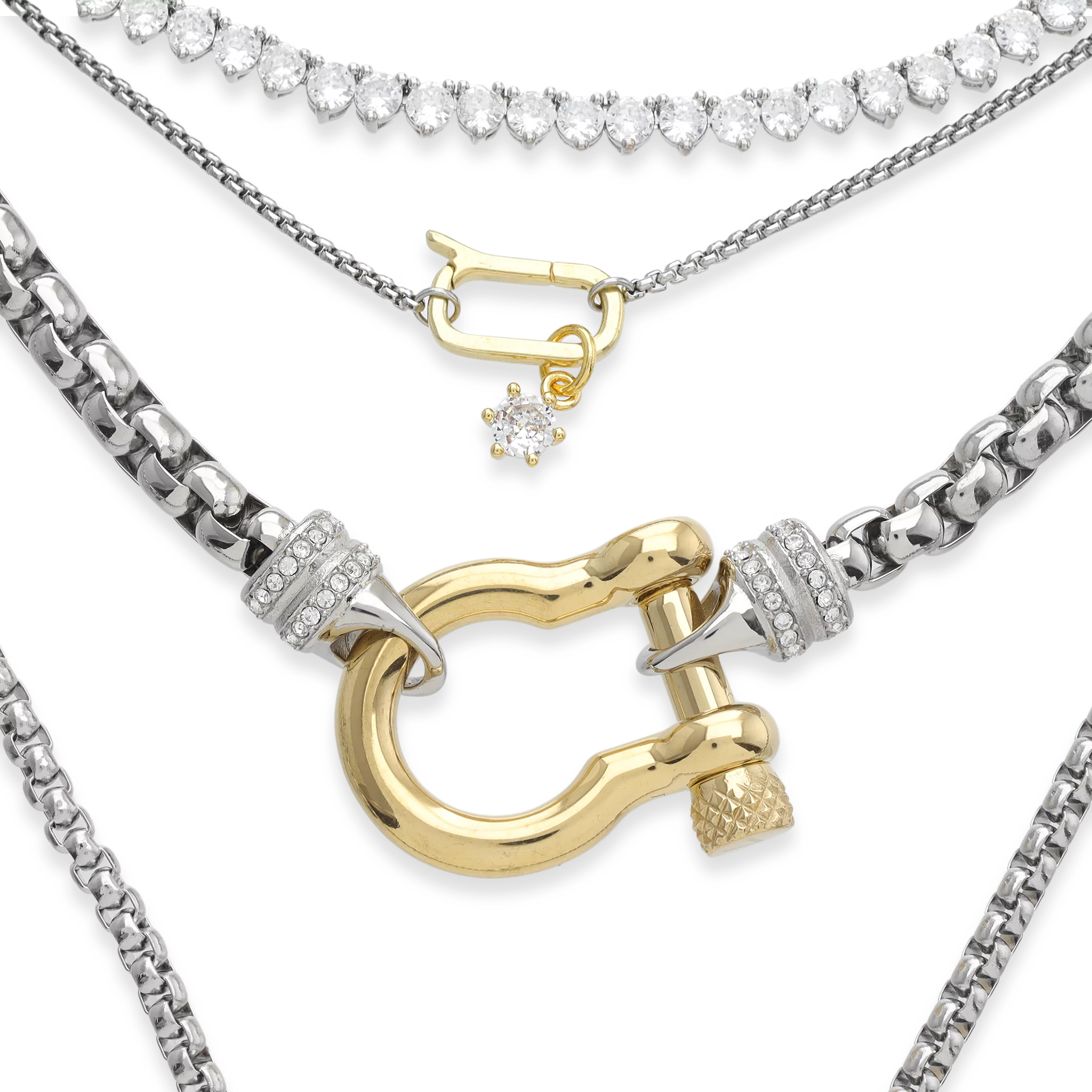Herradura Signature Charmed Tennis Layered Necklace Set– Artizan