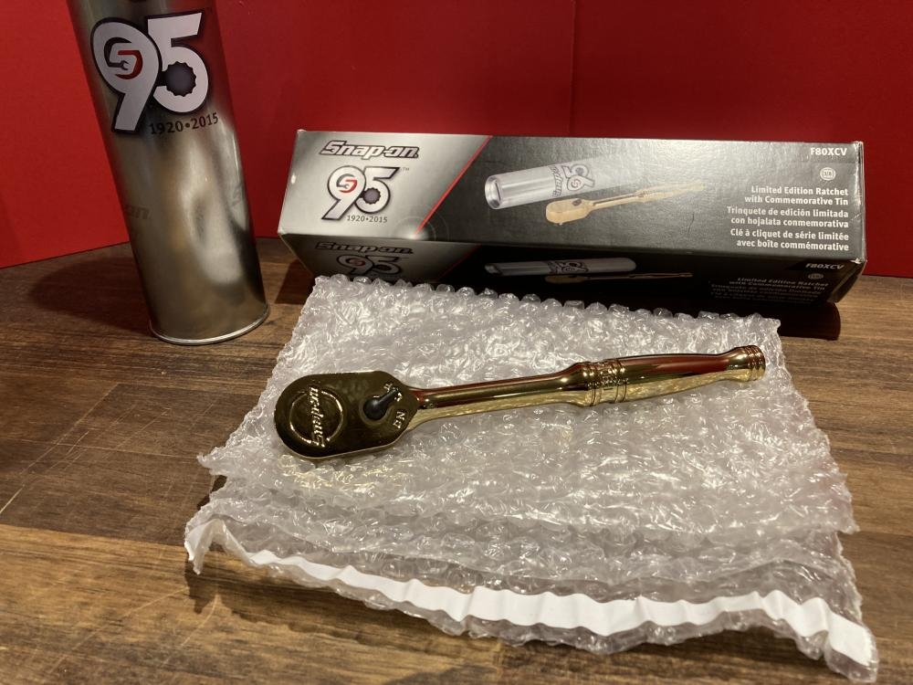 Snap-on スナップオン 3/8 ラチェット ゴールド 95周年記念 限定品