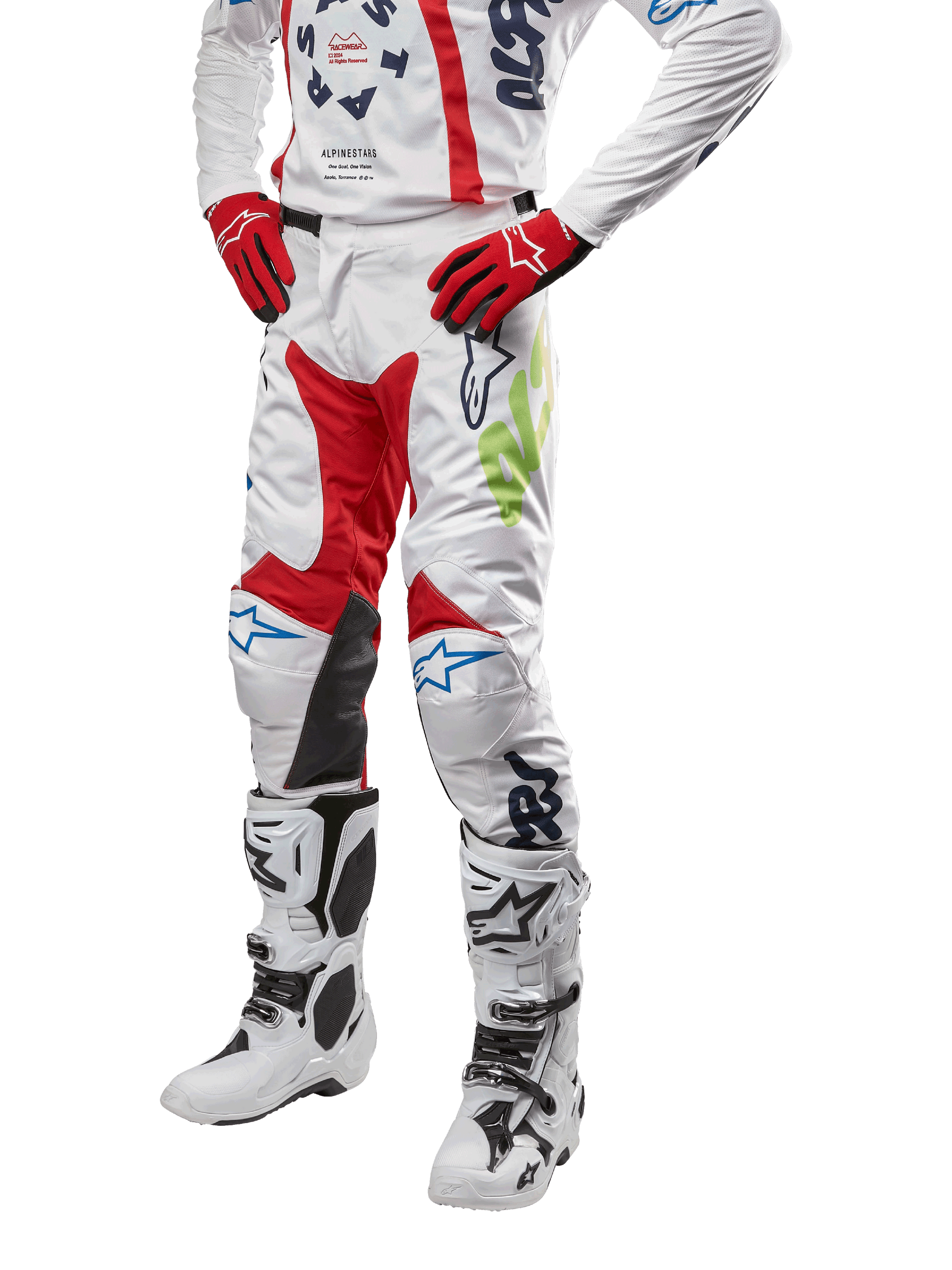 2024 Racer Hana - White MX Pants | Alpinestars®