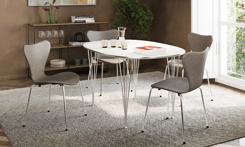 FRITZ HANSEN フリッツ・ハンセン SUPERELLIPSE スーパー楕円テーブル