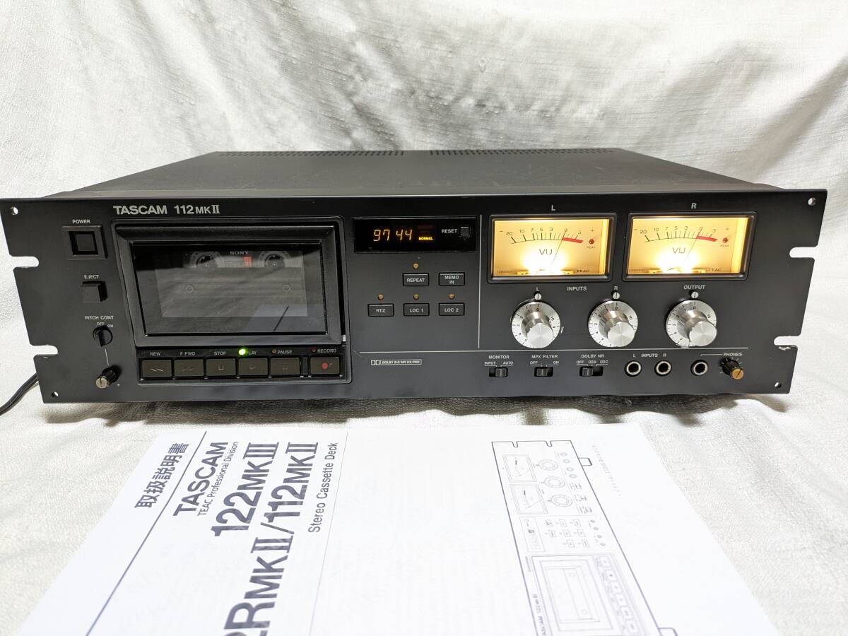 Yahoo!オークション -「tascam 112mk2」(カセットデッキ) (オーディオ